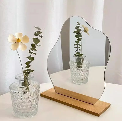 Irregular Shape Acrylic Desk Mirror - Vanity Makeup Modern Design