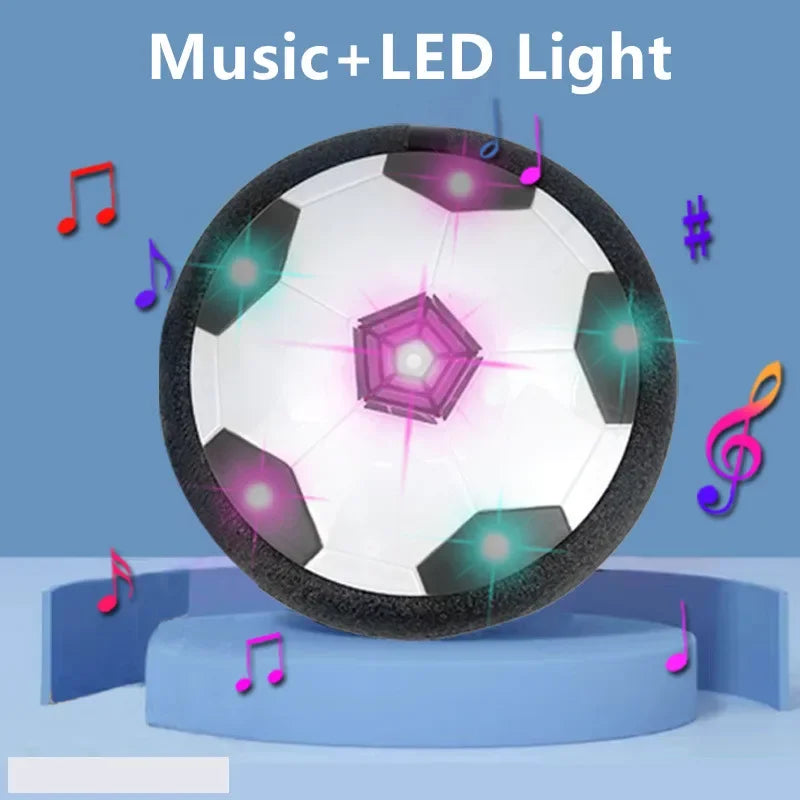 Electric LED Hover Soccer Ball with Music - Floating Football Toy for Kids