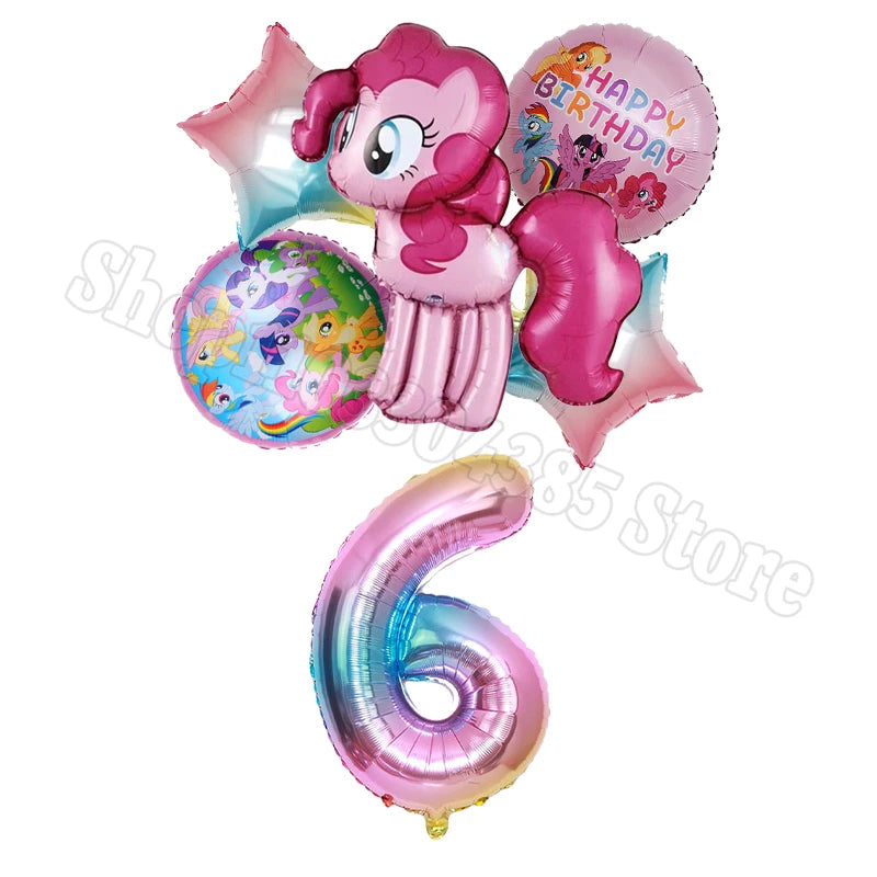 My Little Pony Number Balloons 1-10 Unicorn - Birthday Baby Shower Party