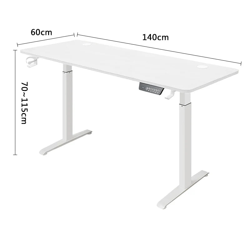 Electric Height-Adjustable Vertical Desk - Integrated Lifting Workstation