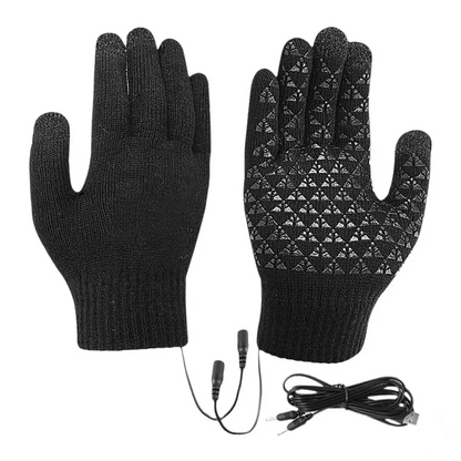 USB Heated Gloves Touchscreen Winter - Thermal Windproof Motorcycle Bike