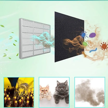 Air Conditioner Filter Activated Carbon 100x40cm - Sponge Air Purifier