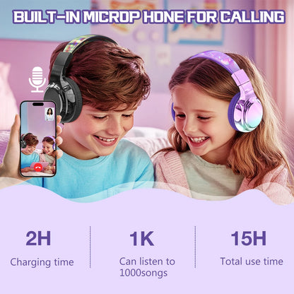 Brilliant Bluetooth Audio Headphones for Kids - Gift Idea Christmas