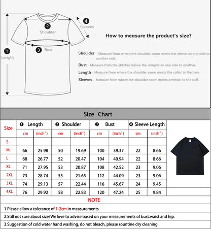 T-Shirt Men's Cotton Premium Round Collar Short Sleeve - Breathable Summer