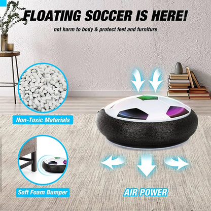 Electric LED Hover Soccer Ball with Music - Floating Football Toy for Kids