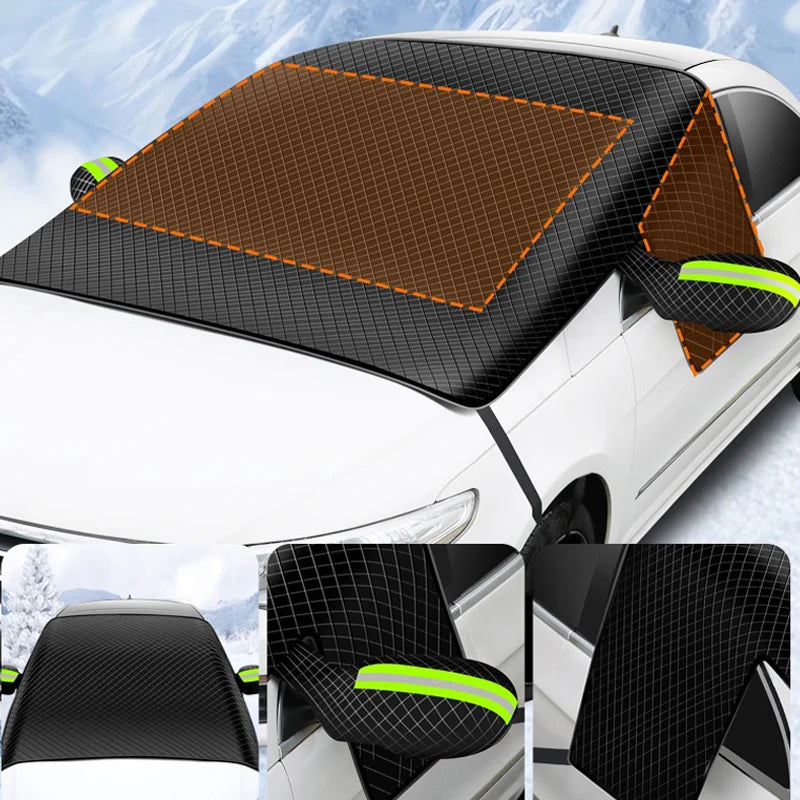 Magnetic Winter Windshield Snow Cover - Universal Outdoor Car Protection