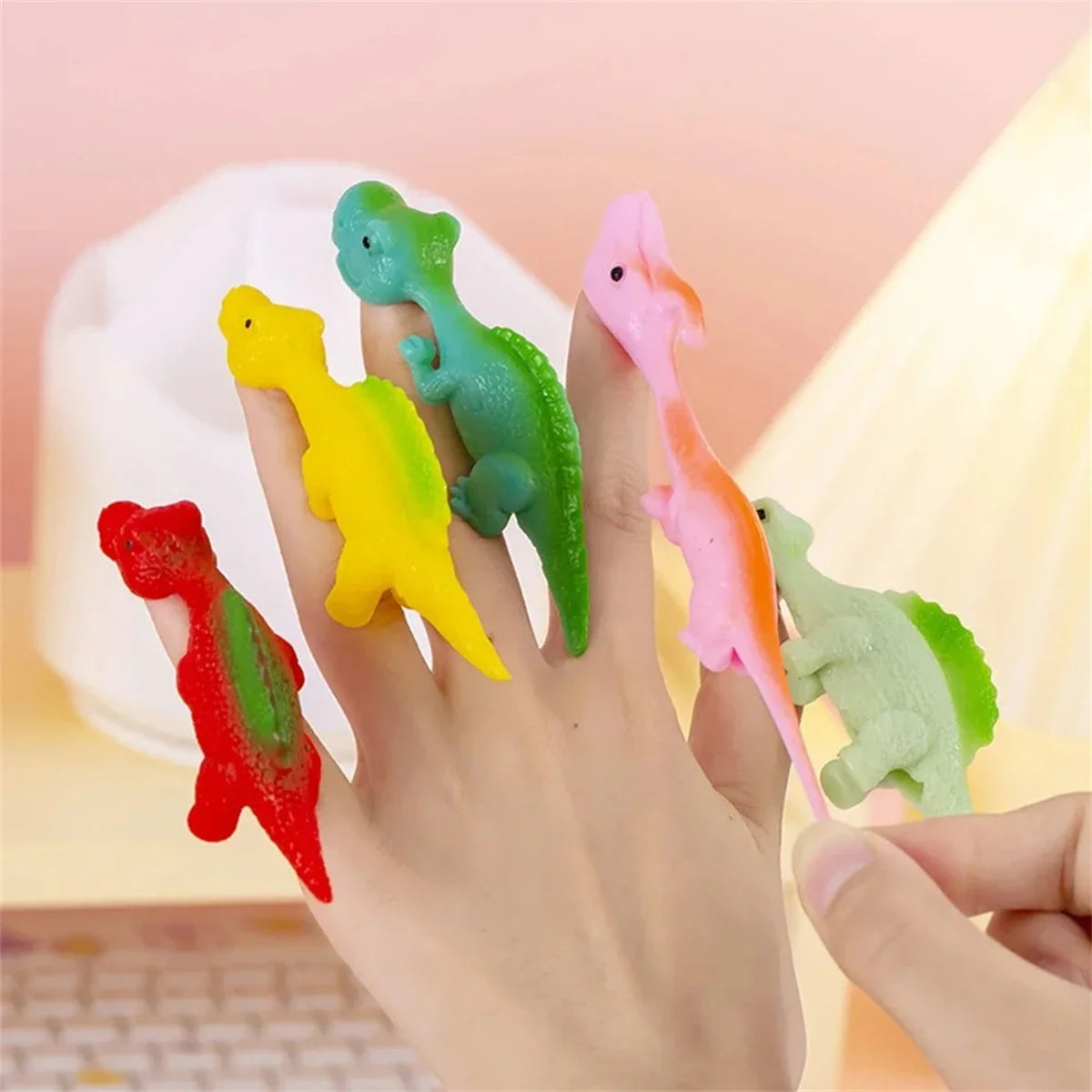 Dinosaur Catapult Game 5-20Pcs - Birthday Party Gift Kids