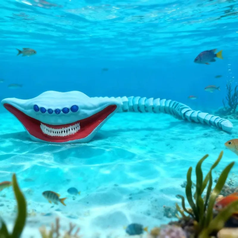 3D Printed Sea Monster Action Figure – Movable Deep Sea Creature Toy