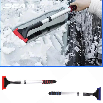 SEAMETAL Telescopic Ice Scraper - Extendable Snow Shovel De-Icing Winter
