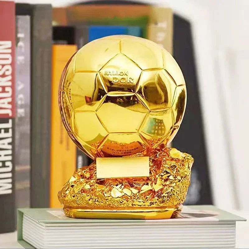 Football Golden Ball Trophy 15/20/25cm - Player Award Decor Home