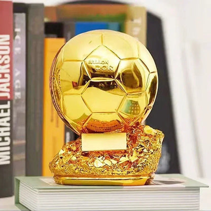 Football Golden Ball Trophy 15/20/25cm - Player Award Decor Home