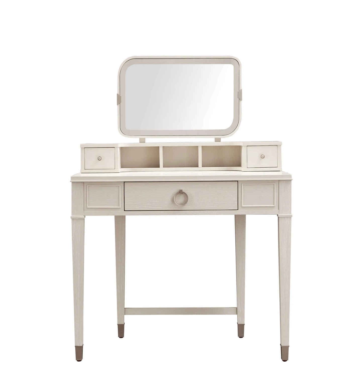 MDF Wood Makeup Vanity Mirror Desk - Hotel Room Modern Storage