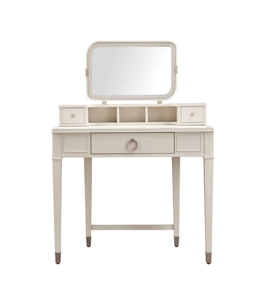 MDF Wood Makeup Vanity Mirror Desk - Hotel Room Modern Storage