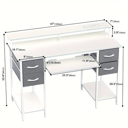 Desk with Drawers
