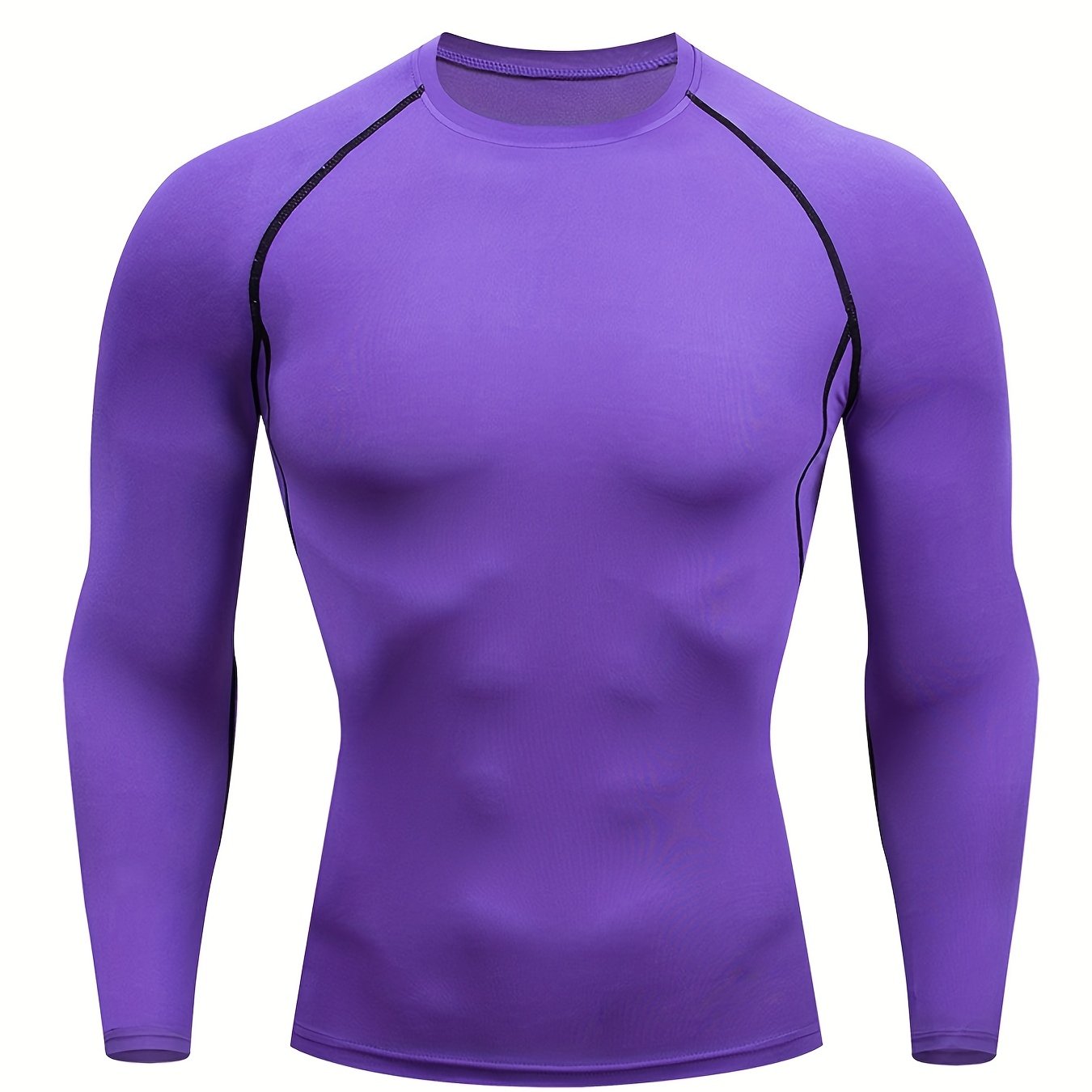 Men's Fitness PRO Quick-Dry T-Shirt - Long Sleeve Stretch Running