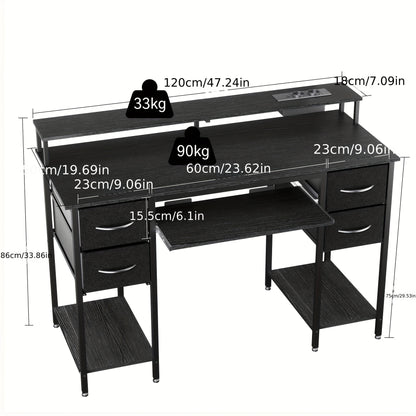 Desk with Drawers