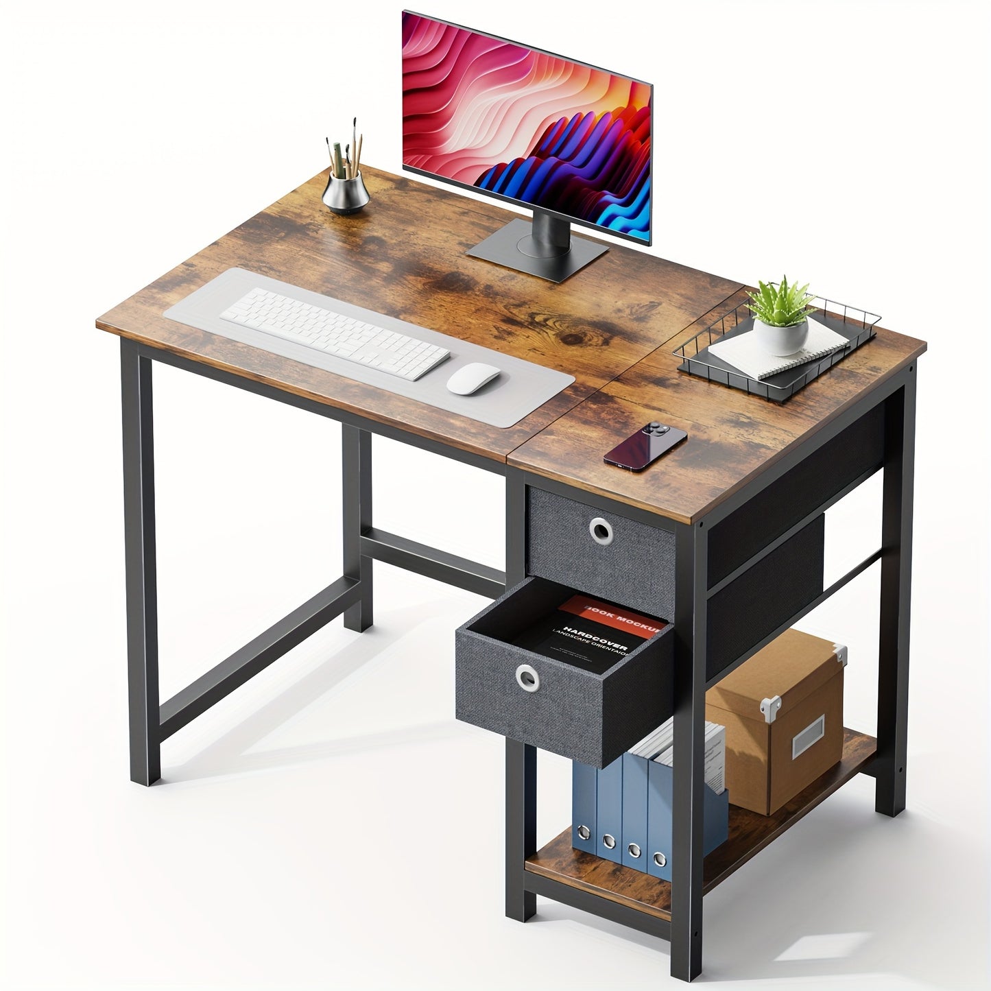 Desk with Drawers