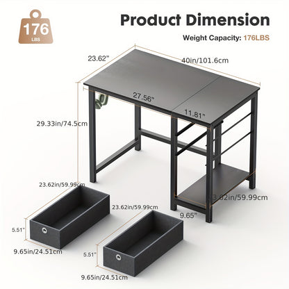 Desk with Drawers