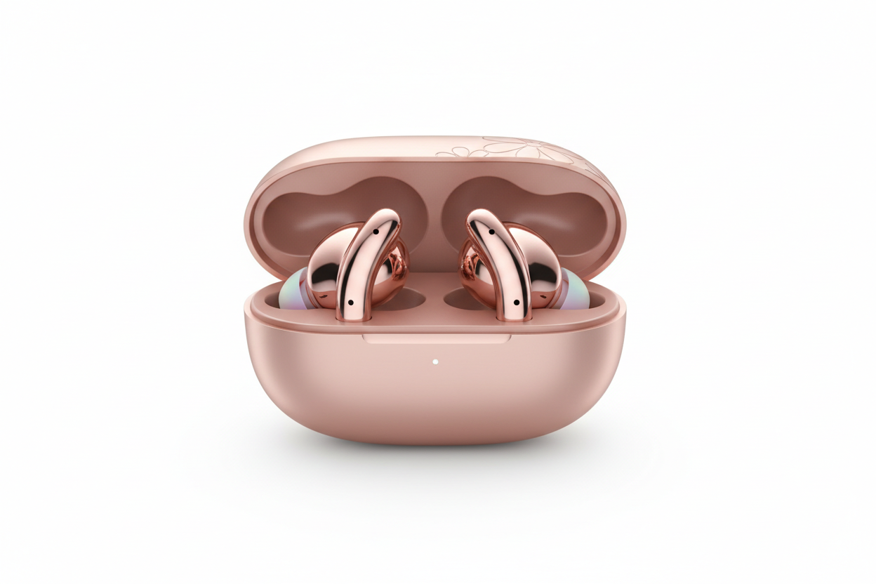 Earbuds rose gold
