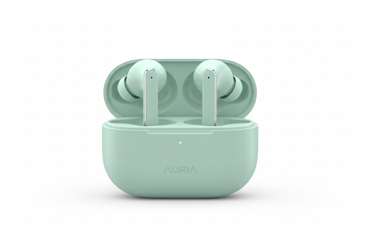 Earbuds vert menthe