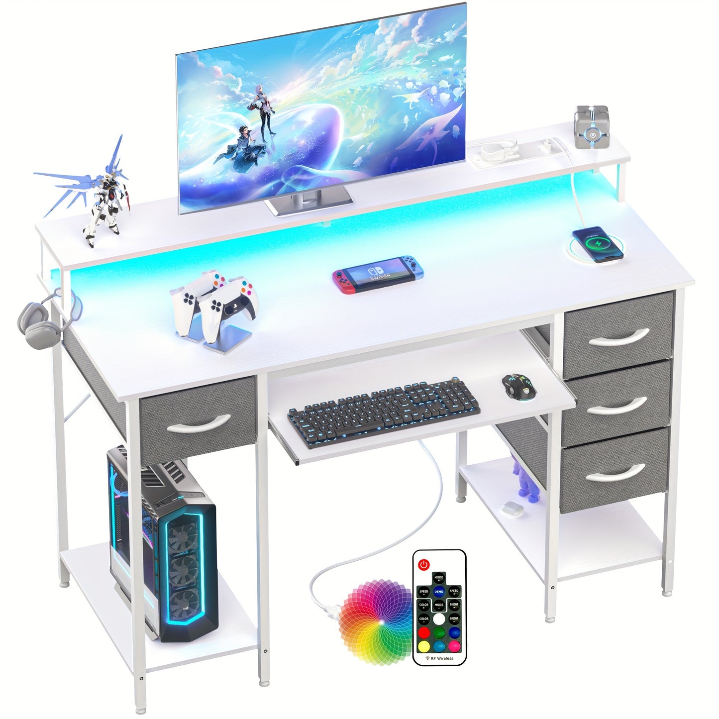 Desk with Drawers