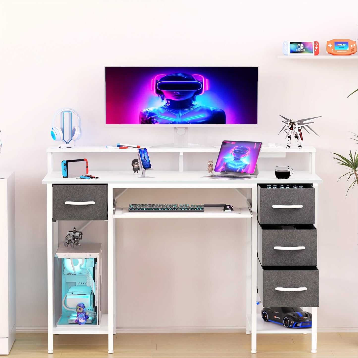 Desk with Drawers