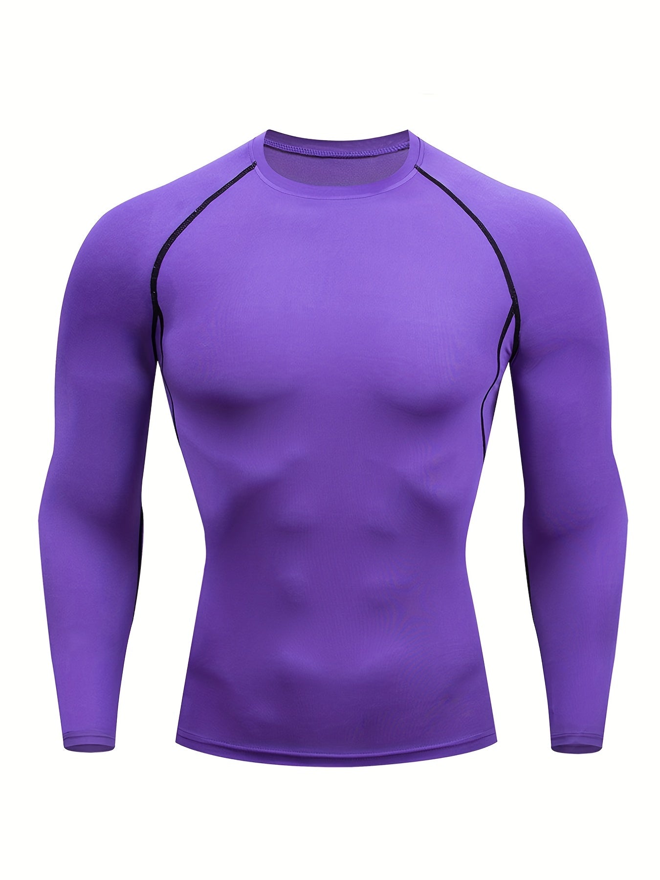 Men's Fitness PRO Quick-Dry T-Shirt - Long Sleeve Stretch Running