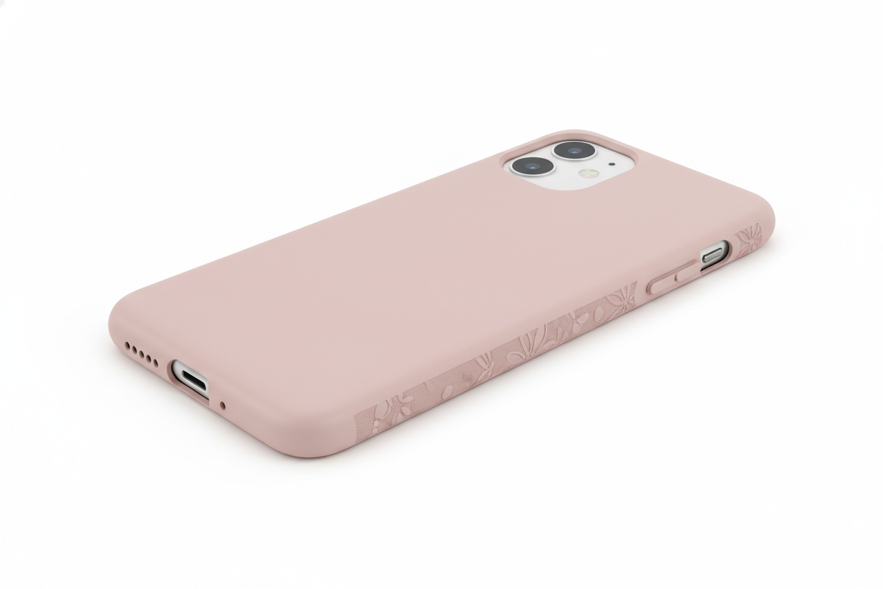 Etui rose poudre