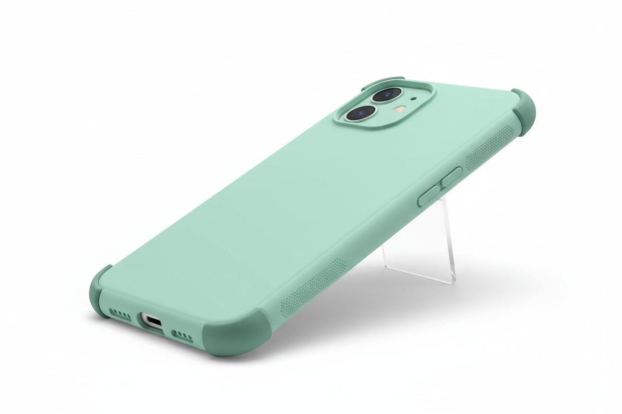 Etui vert menthe